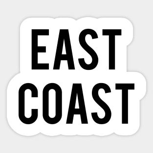 EAST COAST Sticker